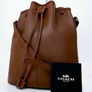 1円〜■入手困難■COACH コーチ オールド チャーム トートバッグ ショルダー ビジネス 大容量 A4 レディース メンズ レザー ブラウン 茶色