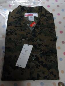 SUPREME x COMME des GARCONS SHIRT Loop Collar Shirt XS OLIVE