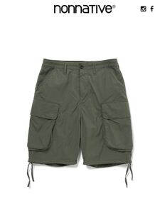 nonnative COMMANDER 6P SHORTS C/P RIPSTOP STRETCH COOLMAX OLIVE