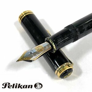 希少☆Pelikan/ペリカン SOUVERAN スーベレーン 万年筆 18C-750 M刻印 ペン先18金 現状品