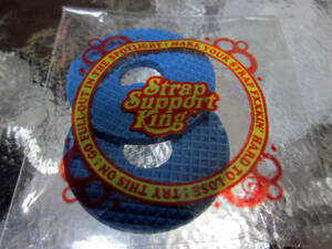 ★日本全国送料無料！STRAP Support King / ストラップラバー ブルー 2個1組 新品！未使用品！