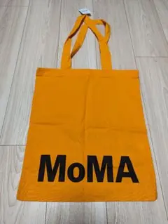 【新品未使用タグ付き】MOMA　トートバッグ　エコバッグ　オレンジ