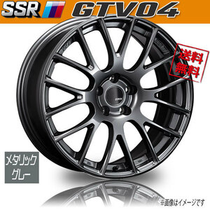 ホイール新品 4本セット SSR GTV04 19インチ 5H114.3 8.5J+45 業販4本購入で送料無料