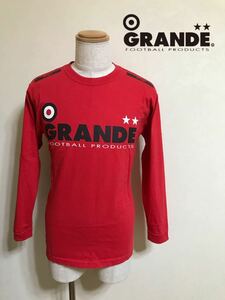 GRANDE グランデ プロトタイプ カットソー レッド ロンT Tシャツ 長袖 浦和レッズ 赤 サイズM フットサル