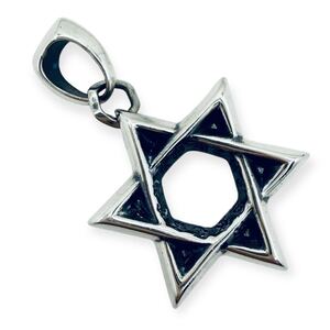 CHROME HEARTS クロムハーツ STAR OF DAVID CHARM 六芒星 スター ダビデ チャーム ペンダント トップ ネックレス SILVER シルバー　