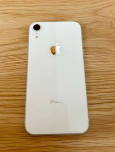 【美品】iPhone XR-128GB SIMロック解除済 箱あり　中古　ホワイト　バッテリー最大容量76%
