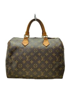 LOUIS VUITTON◆1)スピーディ30_モノグラム・キャンバス_BRW/PVC/BRW