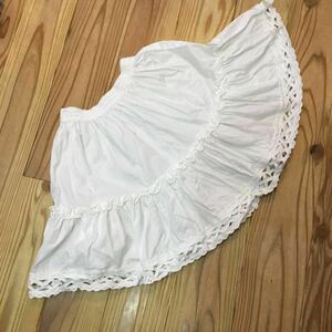 シャーリーテンプル110 ペチコート ホワイトスカート インナースカート
