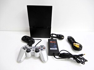 061Z706★【中古/動作品】 PlayStation2 PS2 本体 SCPH-77000 ブラック