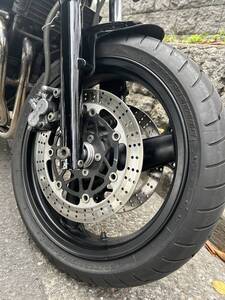 ゼファー７５０用ZRX1200流用ワイドフロントホイール