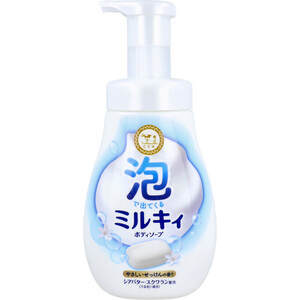 泡で出てくる ミルキィ ボディソープ やさしいせっけんの香り ポンプ付 550mL