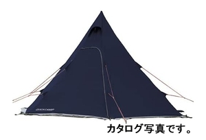 ★QUICKCAMP クイックキャンプ ワンポールテント QC-TCT440 ポリコットン ネイビー ★