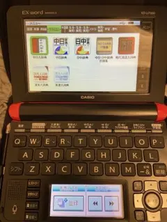 casio EX-word XD-U7300 赤色 タッチスクリーン