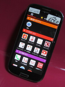 ジャンク docomo　galaxy　sc-03e　os:4　黒 初期化済み　10-6560