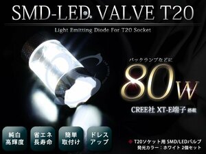 メール便送料無料！MA34S系ソリオ T20 最新CREE製 XT-E搭載 80w LED バックランプ白