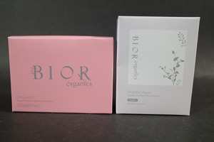 ★☆未使用　bior organics オーガニックアクア エアレスクッション　美容液ファンデーション　リフィル＆パフ 専用 コンパクトケース☆★