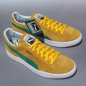 デッド!! 新品 US 8.5 / 26.5cm 限定 日本製 PUMA SUEDE VTG MIJ RETRO スエード 黄x緑 made in japan ビンテージ クライド