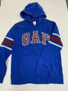 ■ＧＡＰ■新品■ロゴパーカー■１６０■青■ブルー■ギャップ■USAらしいデザイン■少し細身■人気のタイプ21●2-2