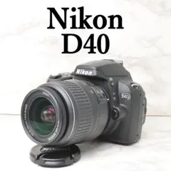 美品❣️Nikon D40⭐️ショット数1569枚 スマホ転送 軽量 小型 初心者