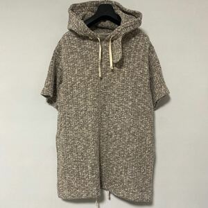 美品 Engineered Garments Short Sleeve Hoody XS knit エンジニアード ガーメンツ ショート スリーブ フーディ パーカー