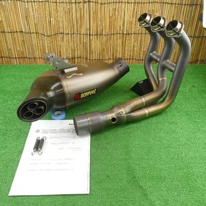 MT-09　RN52J　アクラポビッチ　車検対応ガスレポ付き!!　JMCA　社外 フルエキ ゾースト マフラー 1a