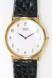 SEIKO セイコー CREDOR クレドール 8J80-7000 18KT 金無垢 総重量：約34.2g クォーツ メンズ 腕時計 6135-HA