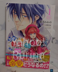 ☆未読 初版 帯つき☆聖剣が人間に転生してみたら、勇者に偏愛されて困っています。〈1〉菓月わわの/富樫聖夜　ビーズログコミックス