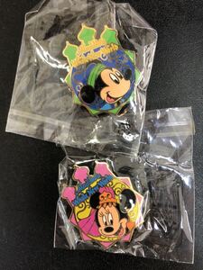 【未使用】ディズニー　アラジンホールニューワールド　ピンバッジ　ミッキー ミニー 非売品　ピンズ