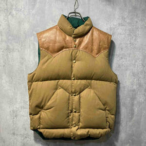 WARE HOUSE down vest ロッキーマウンテンフェザーベスト ダウンベストサイズ42 ウェアハウス 店舗受取可