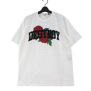 UNDERCOVER アンダーカバー 23AW TEE ROSE DESTROY Tシャツ 2 ホワイト