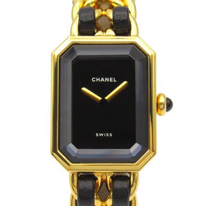 シャネル プルミエールS ブランドオフ CHANEL GP（ゴールドメッキ） 腕時計 GP/革 中古 レディース