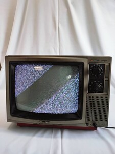 昭和レトロ SHARP CT-1412A カラーテレビジョン受信機 ブラウン管テレビ カラーテレビ ブラウン管 シャープ アンティーク ヴィンテージ(10