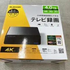 エレコム 外付けHDD ハードディスク 4TB テレビ録画