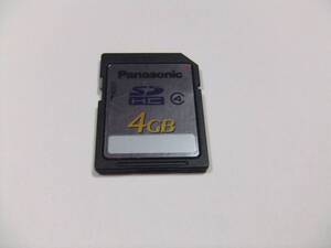 SDHCカード 4GB CLASS4 フォーマット済み Panasonic