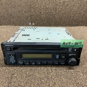 AV7-360 激安 カーステレオ CDプレーヤー MAZDA マツダ PIONEER DEH-M5176ZM SF001061 通電未確認 ジャンク