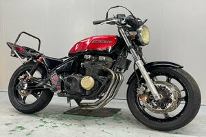 ゼファー400 売り切り！１円スタート！レストアベース、部品取りにおすすめ！ZR400C！書類なし！社外リアサス！全国配送！福岡佐賀