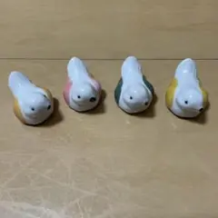 箸置き　鳥　カラフル