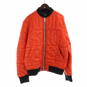 ディーゼル DIESEL キルティング ブルゾン ジャケット ロゴ ジップアップ XL オレンジ ■GY18 /MQ メンズ