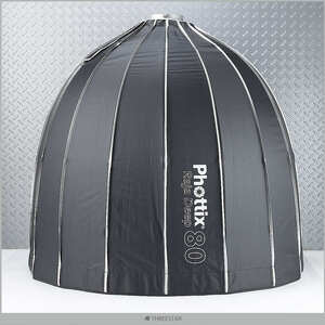 Phottix Raja Deep 80 Quick-Folding Softbox 80cm ソフトボックス ライトボックス 反射型 折りたたみ式 Bowen マウント