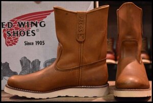 【9D 箱付 未使用 08年】レッドウィング 866 ペコス 茶 オロイジナル ブラウン プルオン ブーツ redwing pecos HOPESMORE