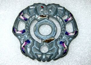 (画像のモノのみ)【MetalFight BEYBLADE】メタルファイト ベイブレード ZERO-Gシリーズ パーツ USED クロムウィールのみ 【バハムディア】