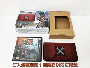 【1円】Newニンテンドー3DSLL 本体 モンスターハンタークロス スペシャルパック RED-001 任天堂 初期化/動作確認済 3DS LL E01-868rm/F3