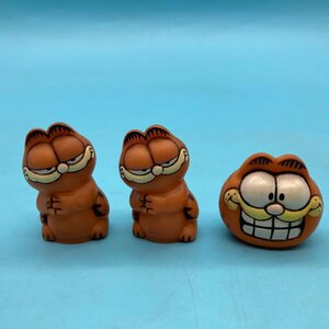 【A9721P004】Garfield ガーフィールド ソフビ 3点セット フィギュア レトロ 玩具 昭和レトロ おもちゃ 飾り 猫 人形 アメリカ アニメ