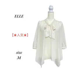 ELLE エル ブラウス カジュアル Mサイズ