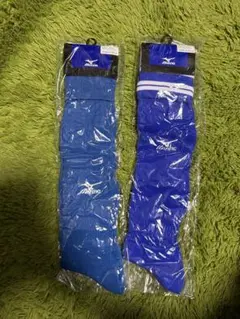 Mizuno サッカーソックス 青 25cm〜27cm