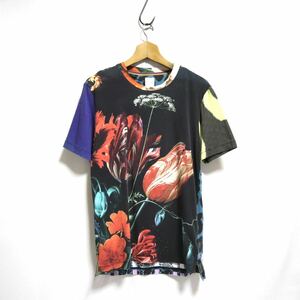 希少【PAUL SMITH ポールスミス】クレイジーパターン/総柄 半袖 カットソー Tシャツ