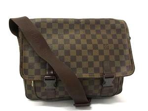 1円 LOUIS VUITTON ルイヴィトン N51125 ダミエ メルヴィール メッセンジャーバッグ ショルダーバッグ 斜め掛けかばん ブラウン系 BN1315