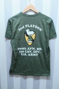 2-8120A/バズリクソンズ 半袖Tシャツ スヌーピー BUZZ RICKSON