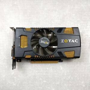 【中古パーツ】ZOTAC GTX550 Ti 1GB 192BIT DDR5 DP/HDMI/DVI グラフィックポード /ビデオカード PCI-E ■XK816-2