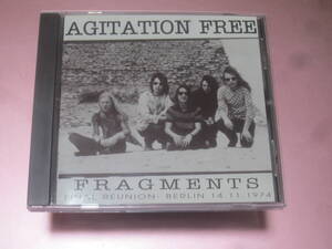 ★AGITATION FREE(アジテーションフリー)【FRAGMENTS(フラグメンツ)(FINAL REUNION-BERLIN 14.11.1974)】CD[輸入盤]・・・ライヴ